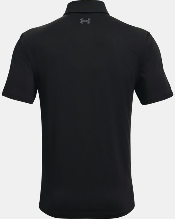เสื้อโปโล UA T2G สำหรับผู้ชาย in Black image number 5